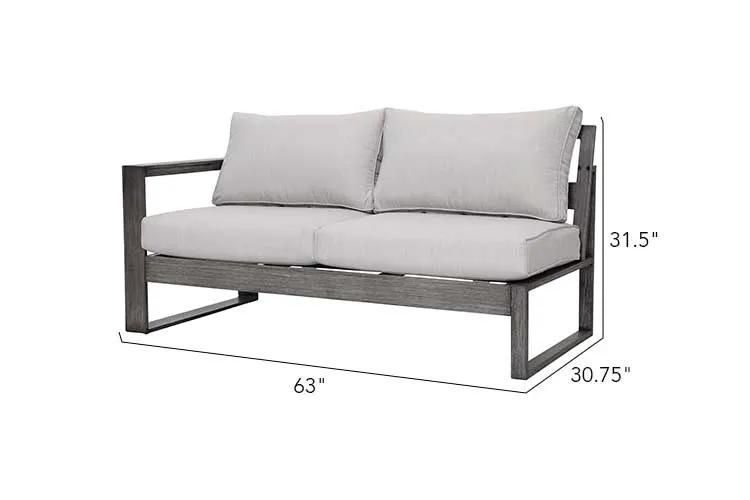Walsh 4-Piece Aluminum Sectional Sofa Set by Outdoor-USA®