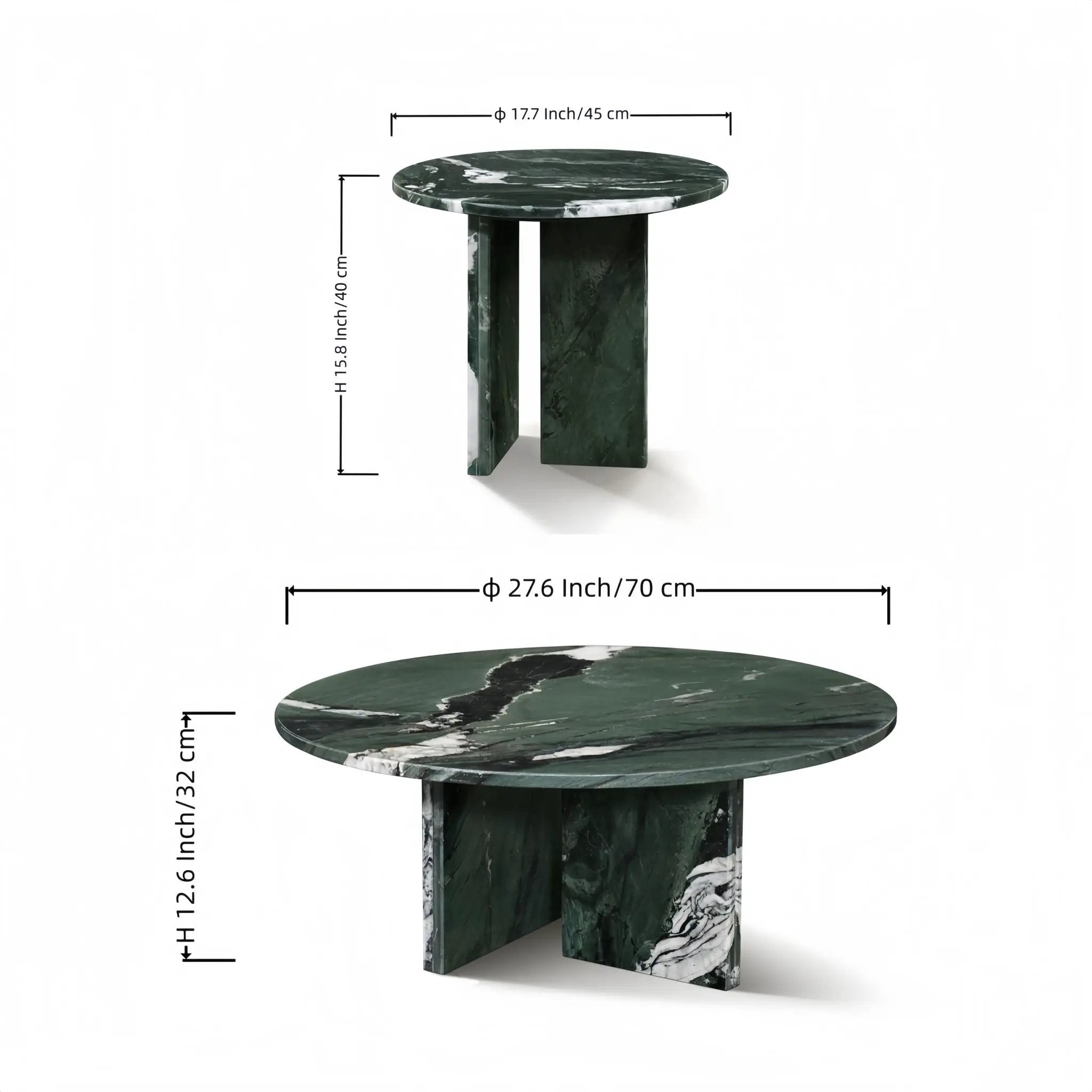 Elegant Coffee Duo Table Set by Unique Piece Furniture