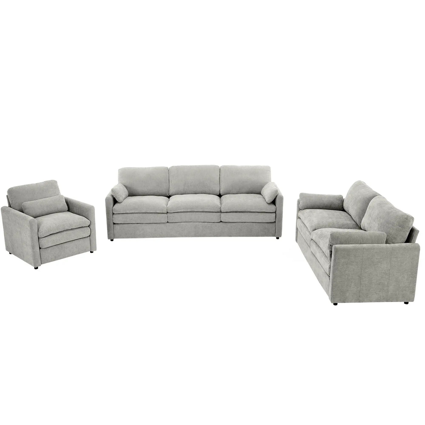 Cozy Upholstered Sofa Set For Living Room by Unique Piece Furniture