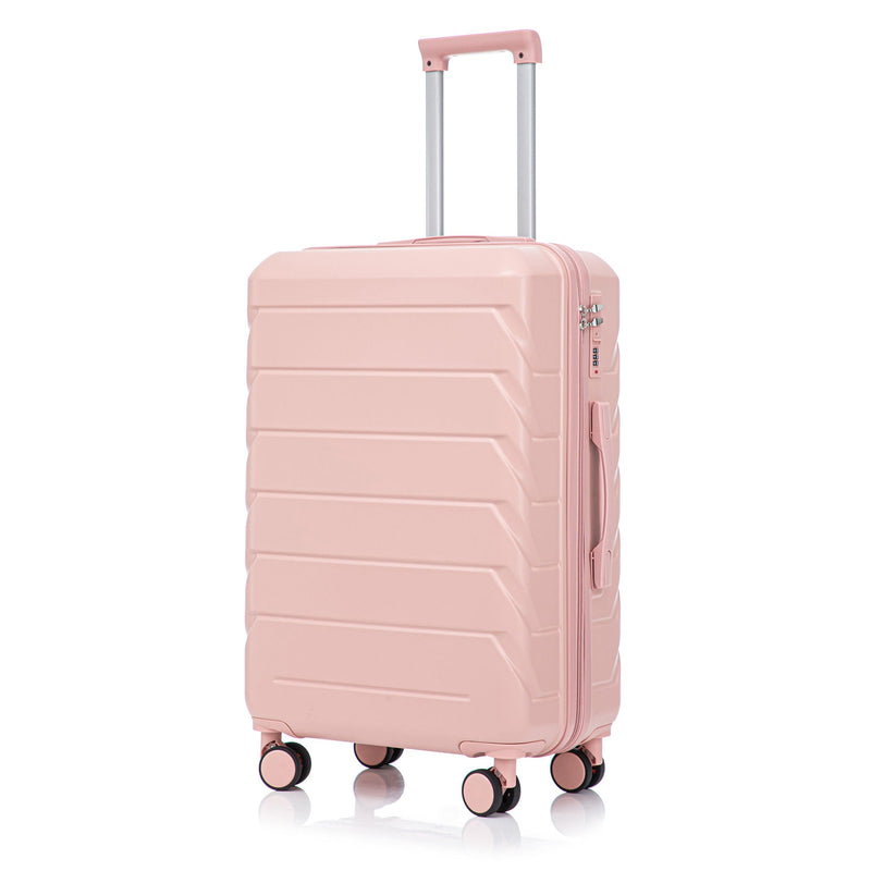 3 Pieces Set 20" / 24" / 28" Spinner Wheel Luggage With Combination Lock by HouseOfZazla