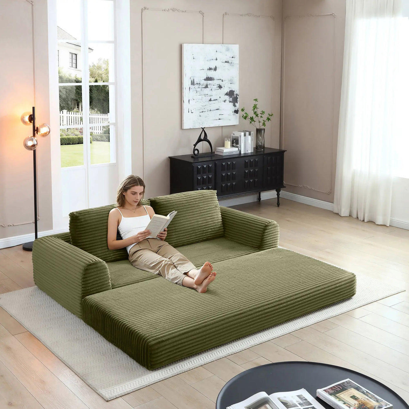 2-in-1 Folding Convertible Sofa Bed by HouseOfZazla