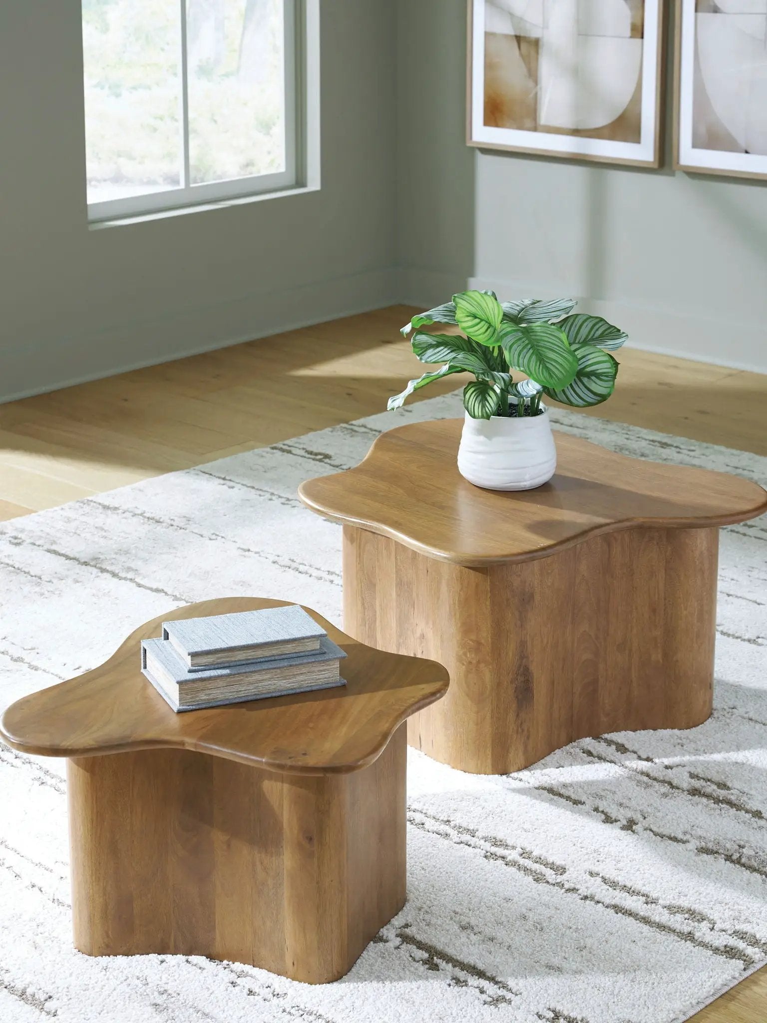 Abeford - Accent Cocktail Table (Set of 2) - Brown by Unique Piece Furniture