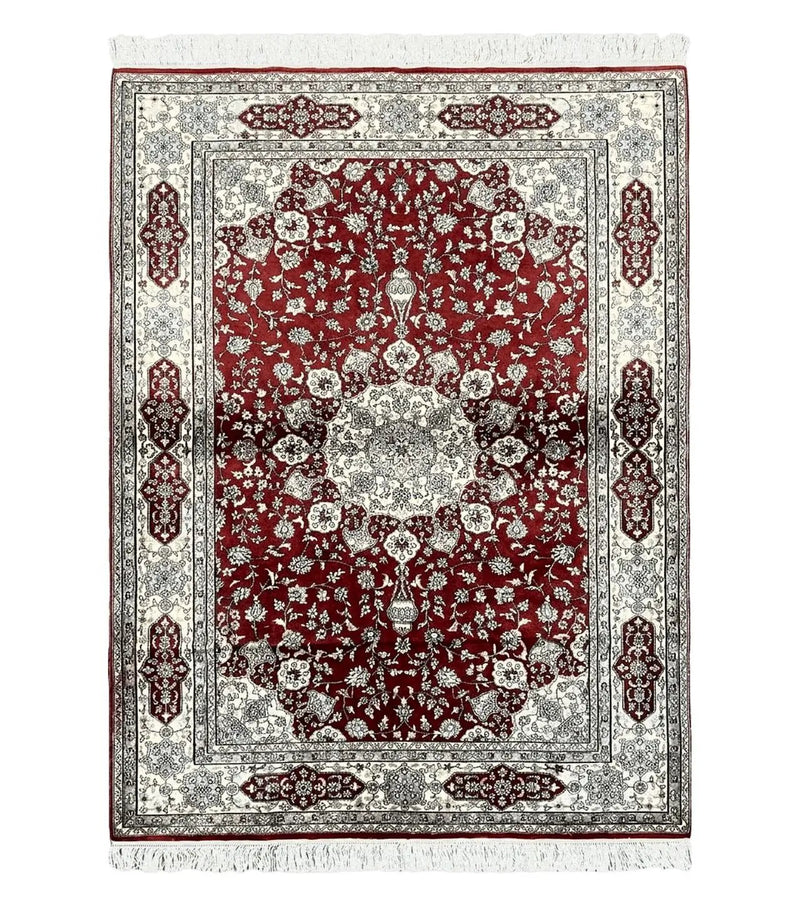 4' X 6' Vintage Fine Handmade Chinese Oriental Silk Rug 400 KPSI Wow by Jewel Rugs
