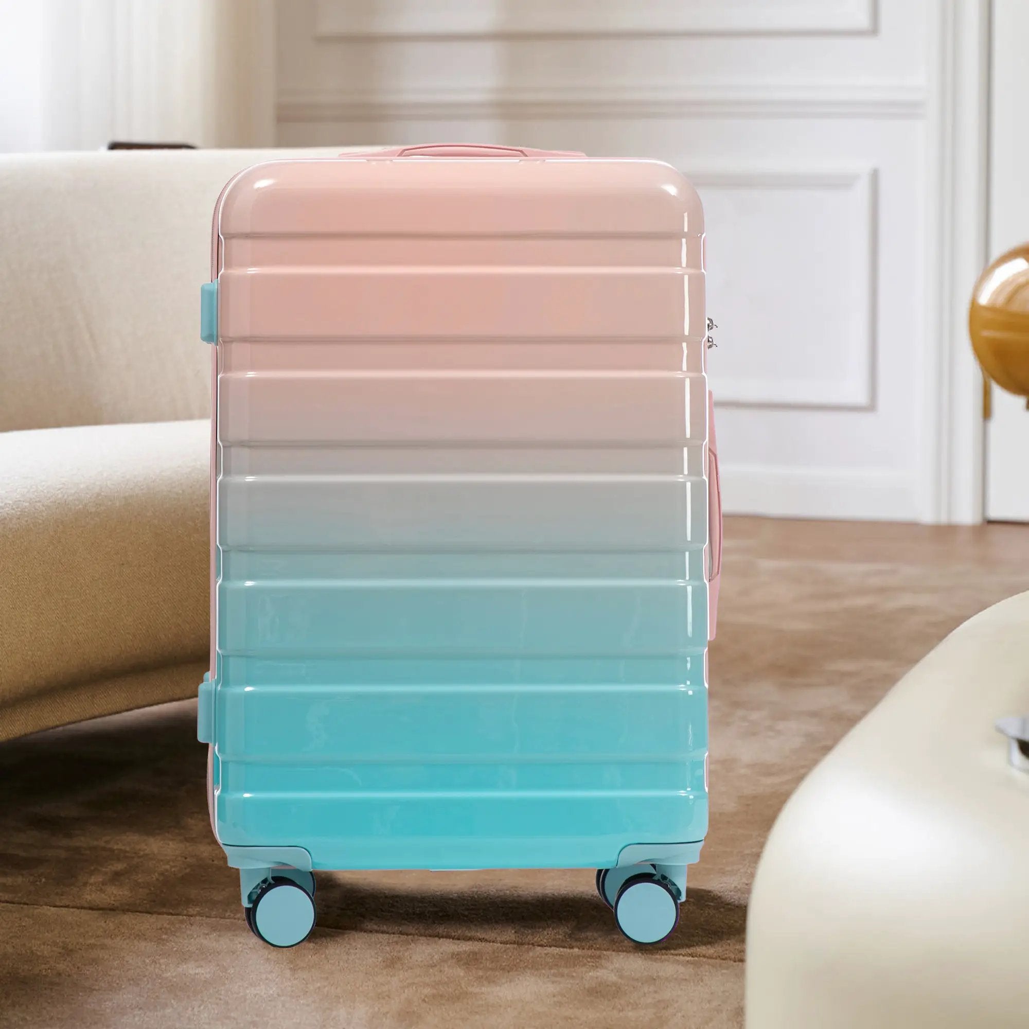 20"/24"/28" 3-Piece Set in Gradient Color Luggage by HouseOfZazla