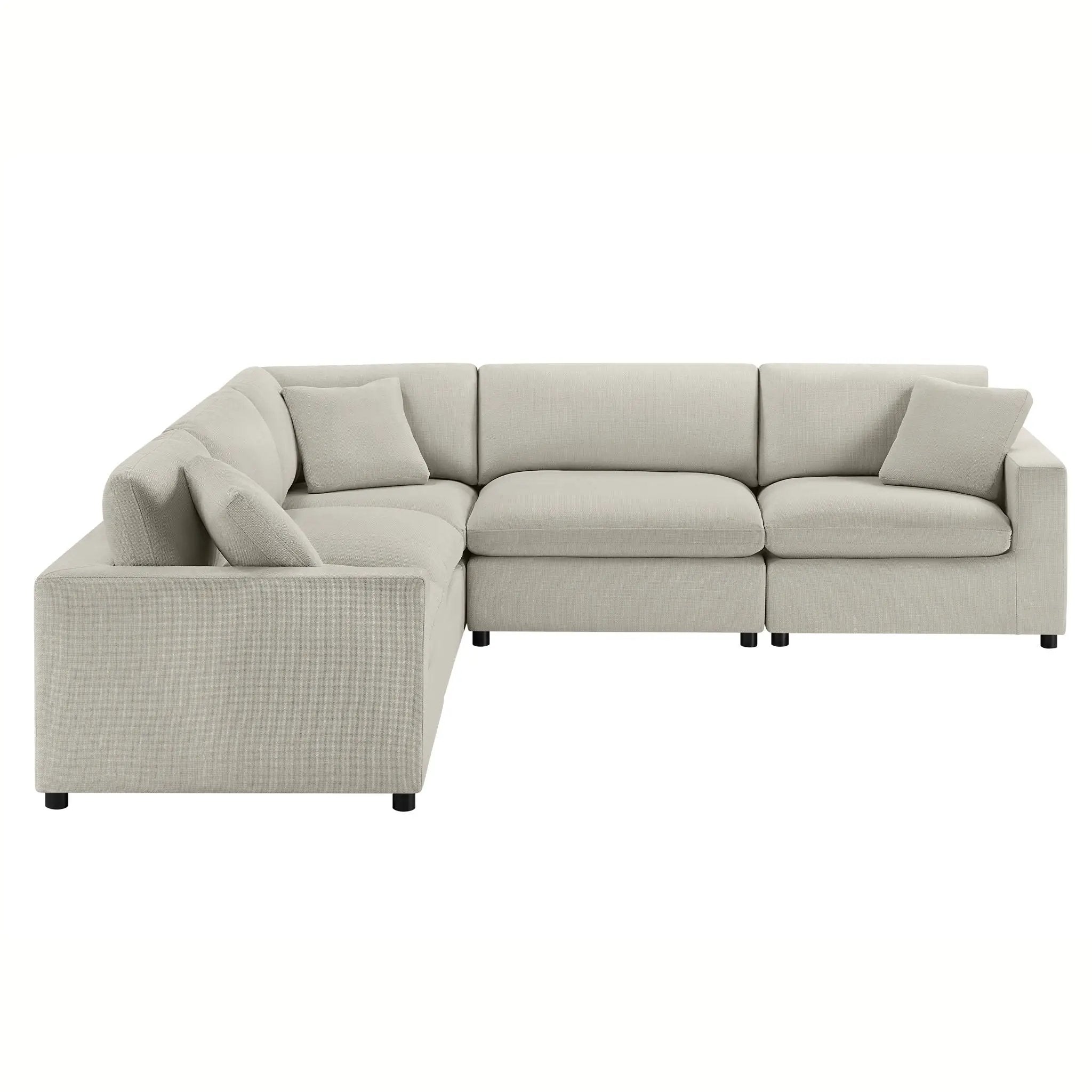 Cassandra - Modular 5 Piece Sectional by HouseOfZazla