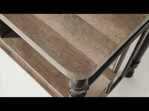 Edina - Counter Height Table - Antique Oak & Sandy Gray by Unique Piece Furniture
