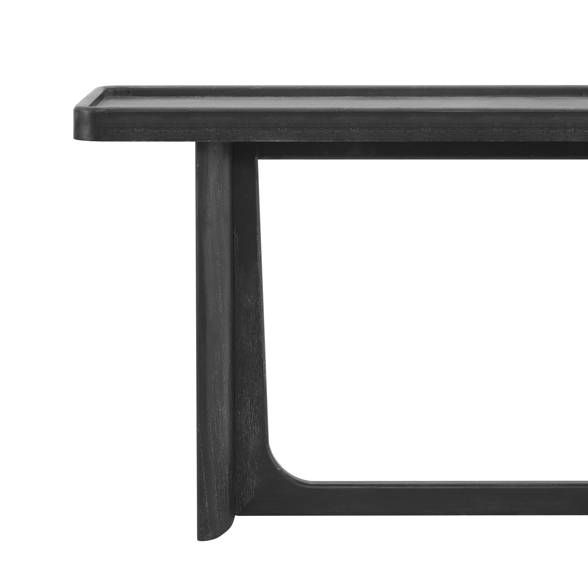 Farmhouse Console Table with Tray Top Design, Solid Wood Frame by HouseOfZazla