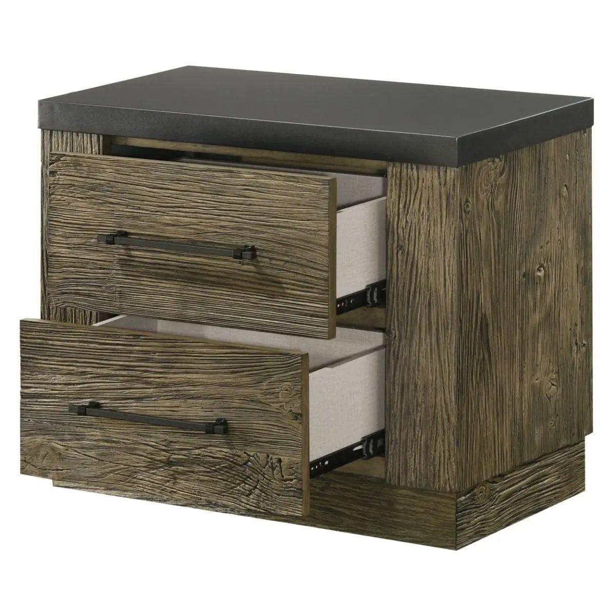 Lance - Nightstand - Tree Bark by Unique Piece Furniture