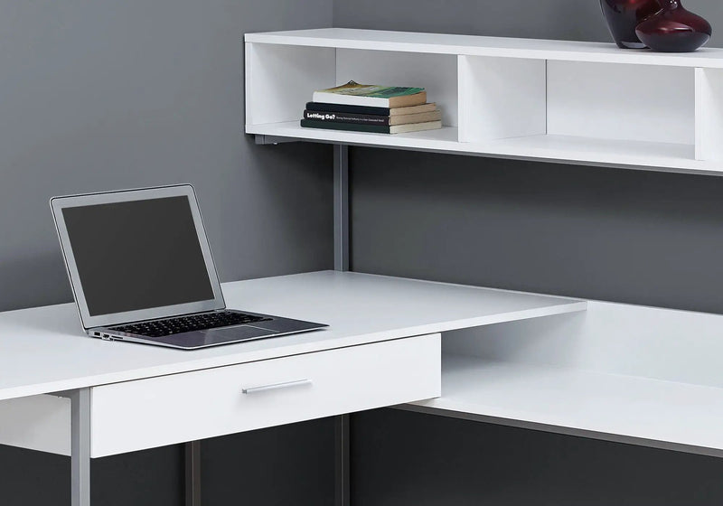 Computer Desk, Home Office, Corner, Storage Drawers, L Shape, Laptop, Contemporary & Modern by Unique Piece Furniture