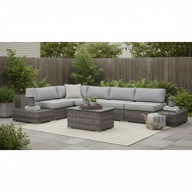 Stylish Entertainment Sectional Set, Outdoor Living by Unique Piece Furniture