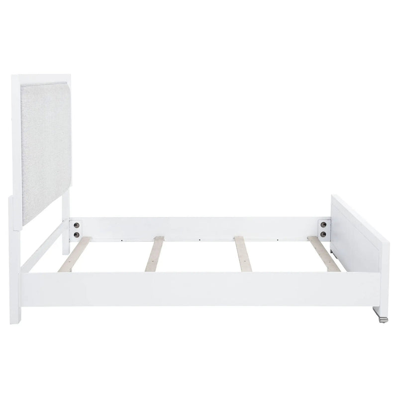Gracemont 57-inch Queen Panel Bed Grey and White by Unique Piece Furniture