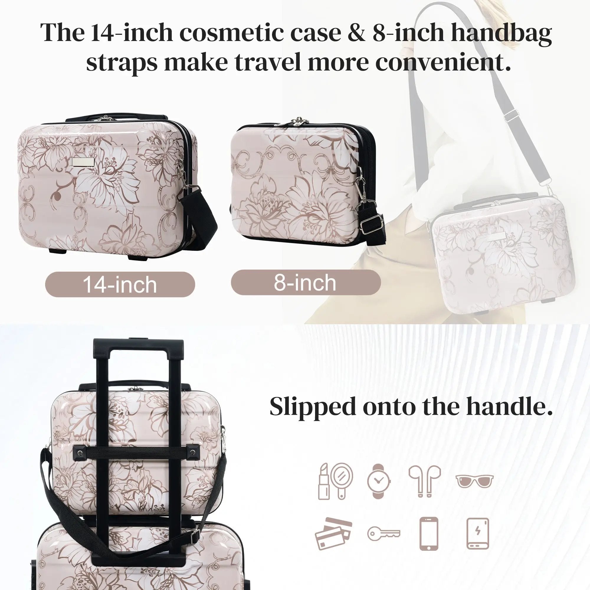 GigaTech 5-Piece PC+ABS Hardside Luggage Set by HouseOfZazla