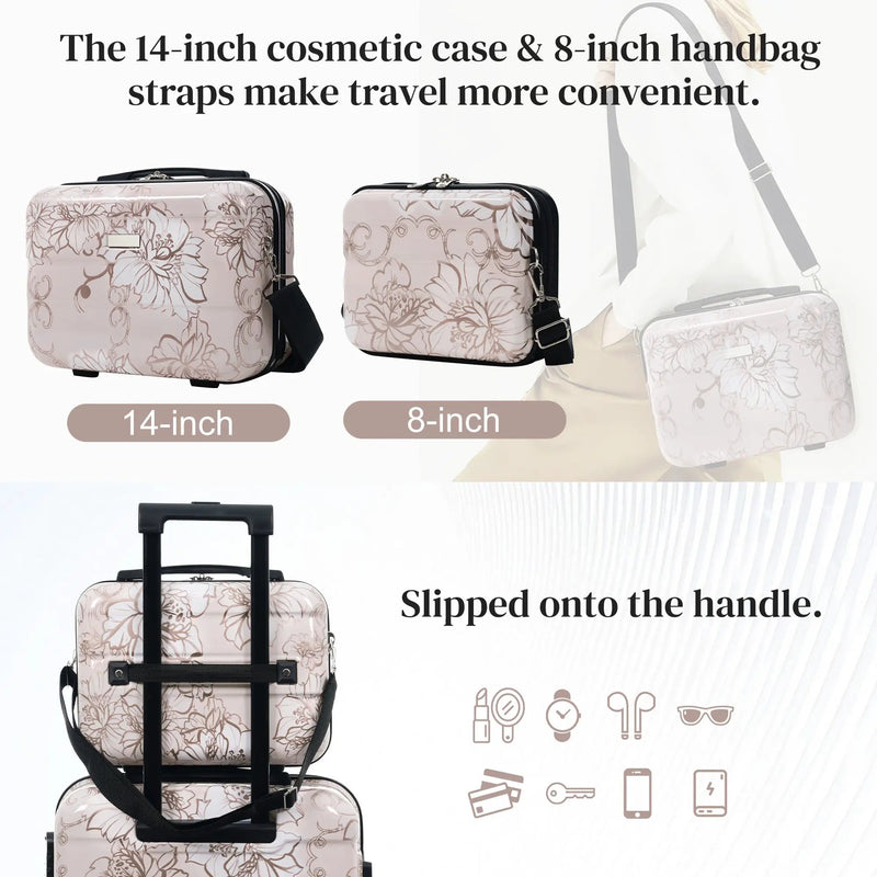 GigaTech 5-Piece PC+ABS Hardside Luggage Set by HouseOfZazla
