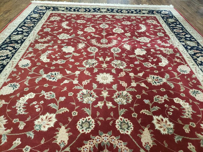6' X 9' Vintage Fine Oriental Floral Handmade Wool Rug Vegetable Dyes Red Nice by Jewel Rugs