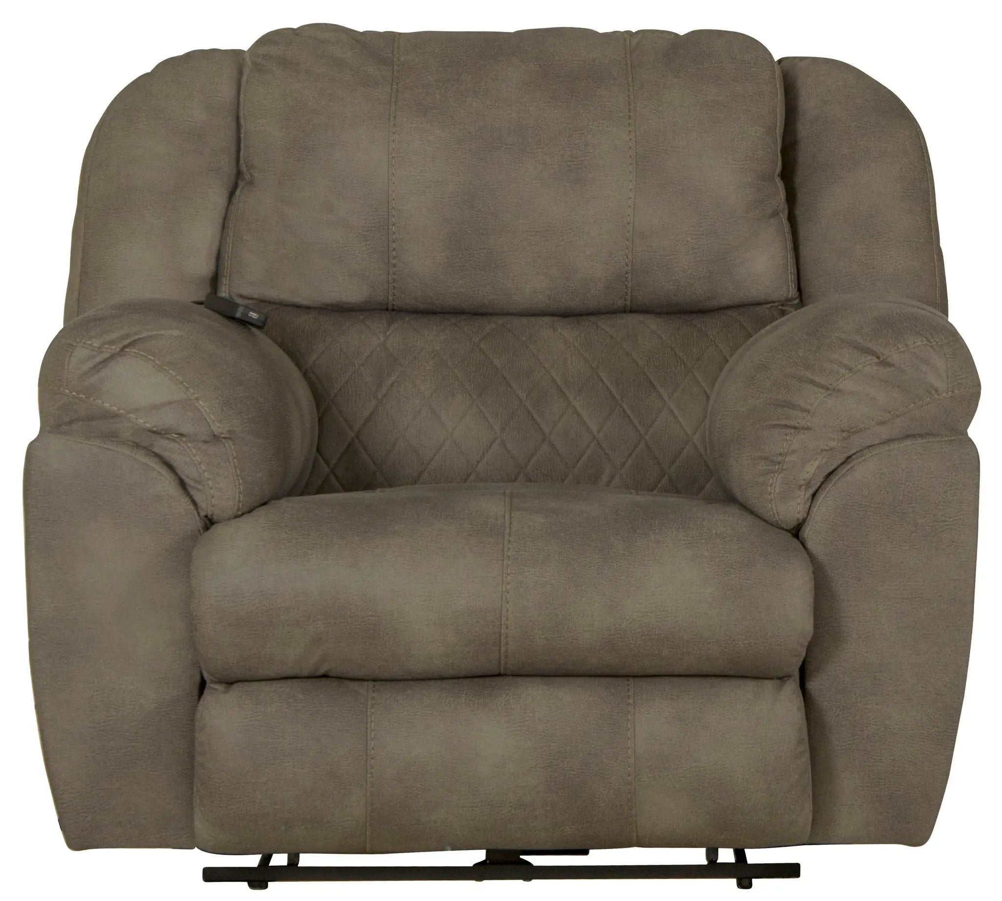 Flynn - Power Lay Flat Recliner With Power Adjustable Headrest & Lumbar And Dual Heat & Massage - Fig by Unique Piece Furniture