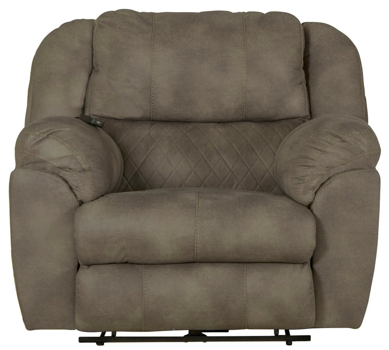 Flynn - Power Lay Flat Recliner With Power Adjustable Headrest & Lumbar And Dual Heat & Massage - Fig by Unique Piece Furniture