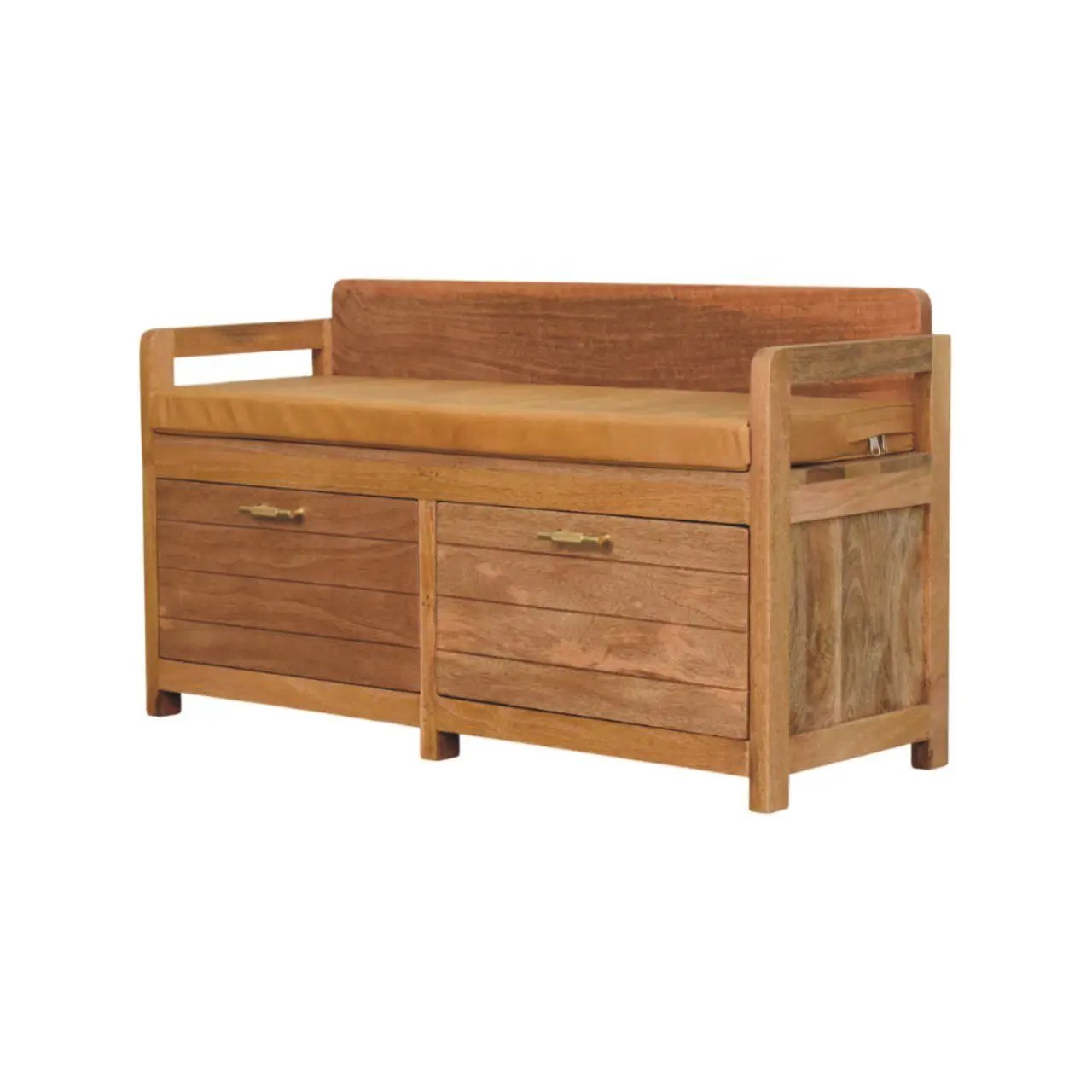 Oxford - 2 Drawer Storage Bench - Beige by HouseOfZazla