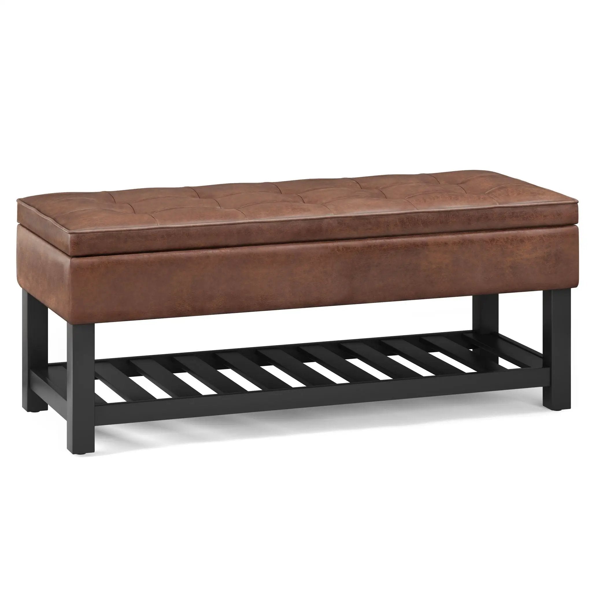 Cosmopolitan - Storage Ottoman Bench With Open Bottom by Unique Piece Furniture