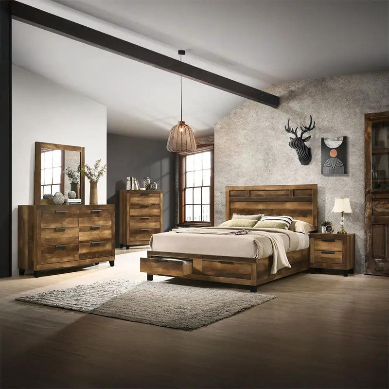 Morales - Dresser - Rustic Oak by Unique Piece Furniture