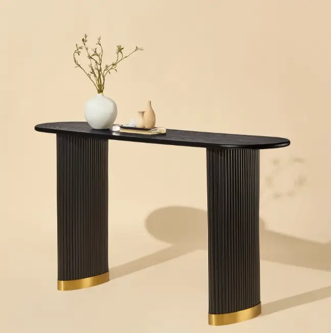 Modern 59.1 Inch Entryway Table for Living Room by HouseOfZazla