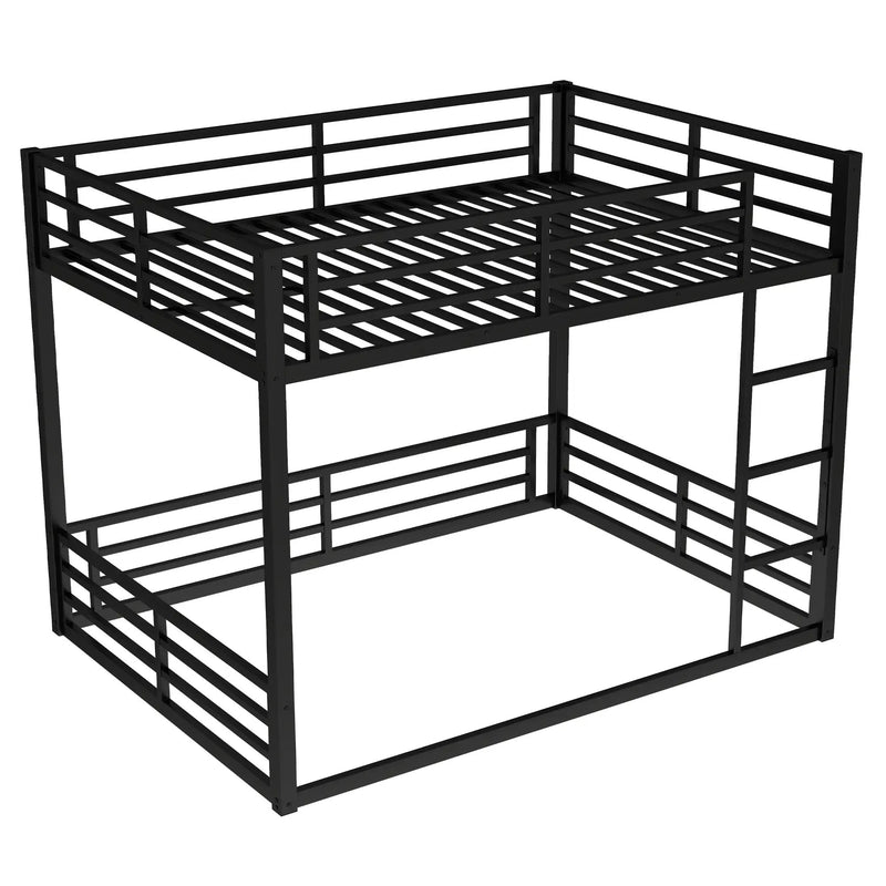 Metal Queen Over Queen Bunk Bed for Teens and Adults by HouseOfZazla