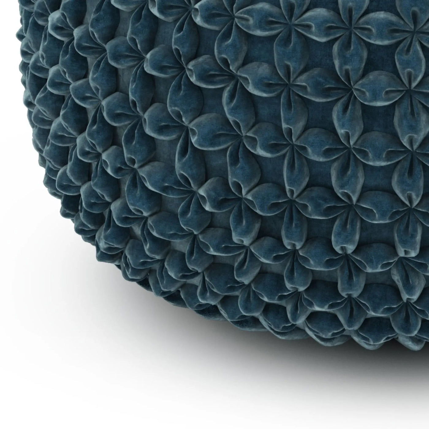 Renee - Handcrafted Round Pouf by Unique Piece Furniture
