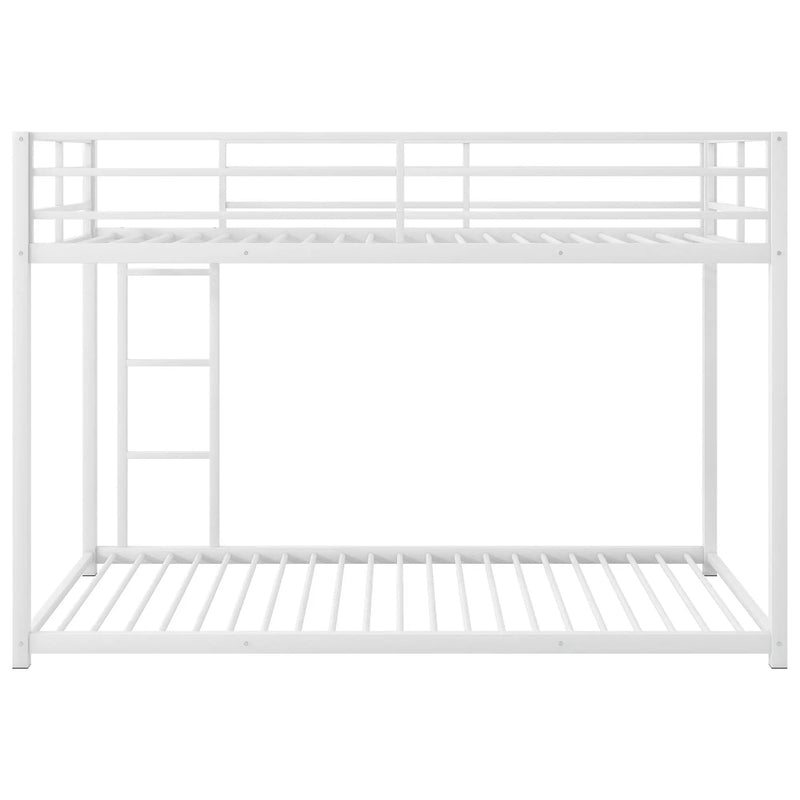Metal Bunk Bed, Low Bunk Bed With Ladder by Unique Piece Furniture