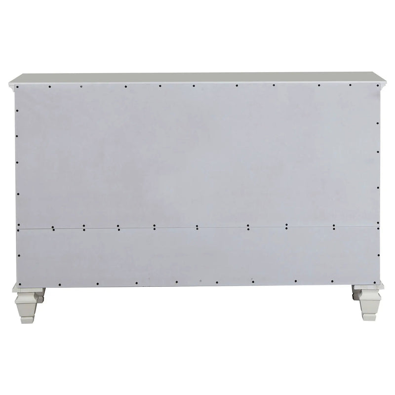 Sandy Beach 11-drawer Dresser Cream White by Unique Piece Furniture