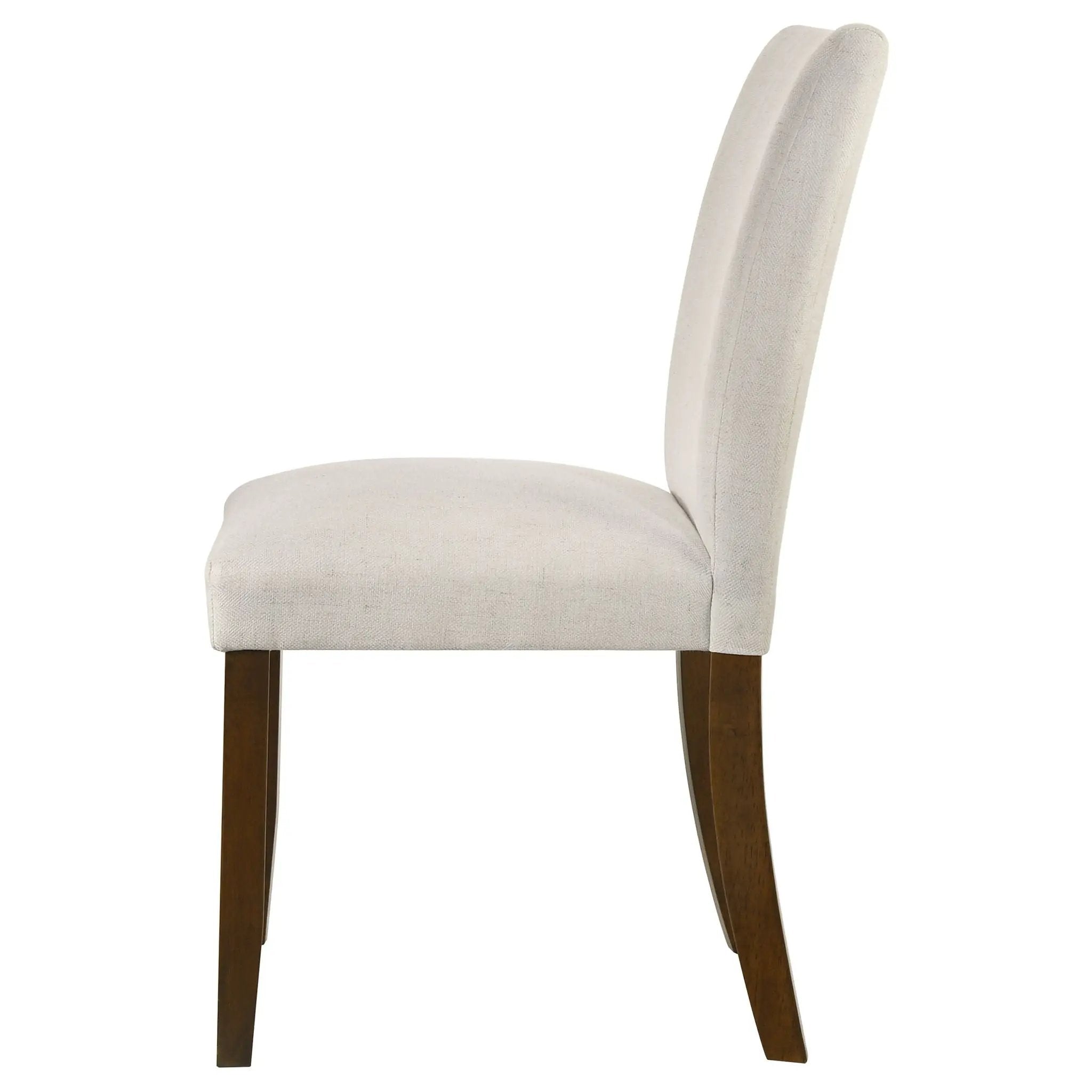 Paxton Upholstered Dining Side Chair Beige (Set of 2) by Unique Piece Furniture