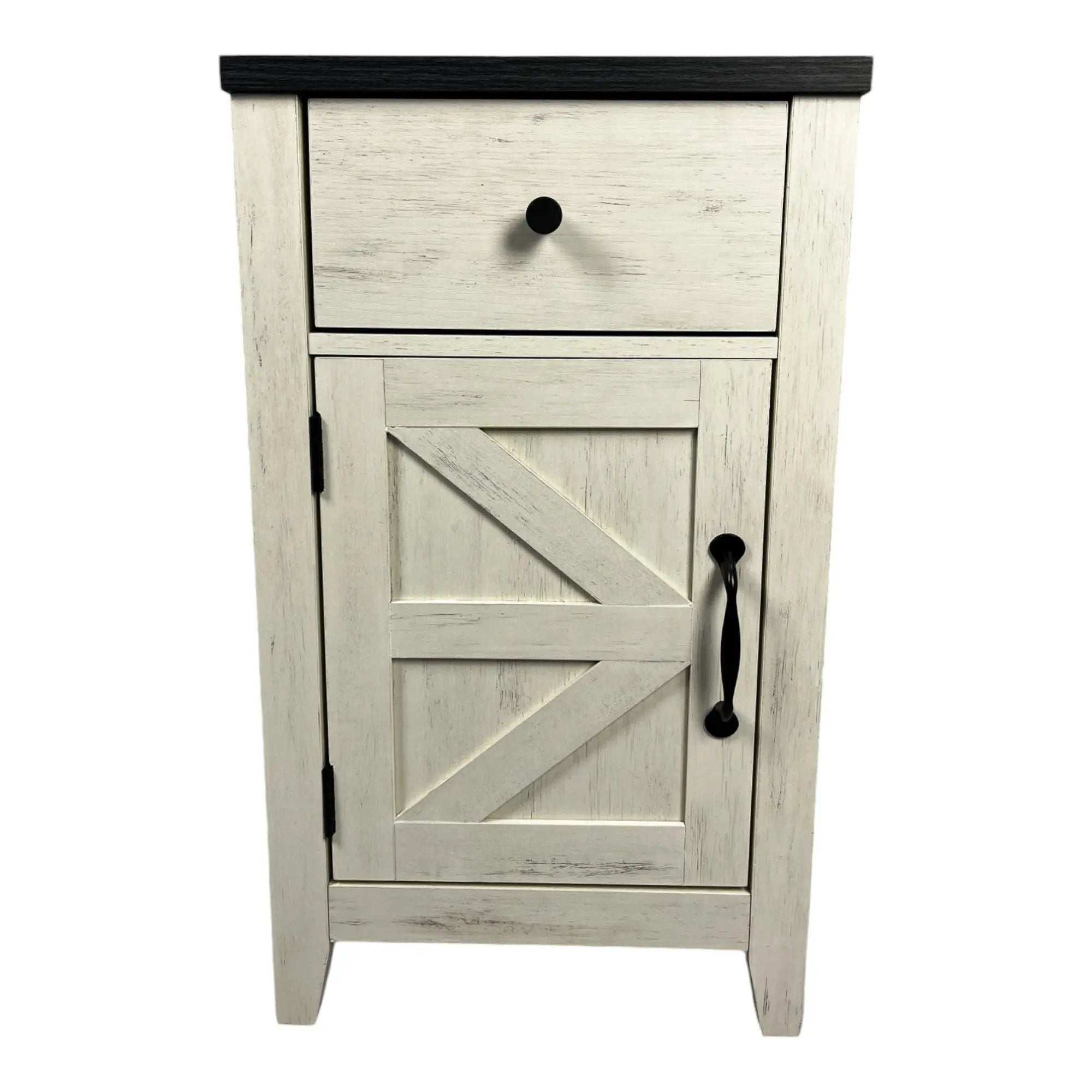 Farmhouse End Table with Charging Station by HouseOfZazla