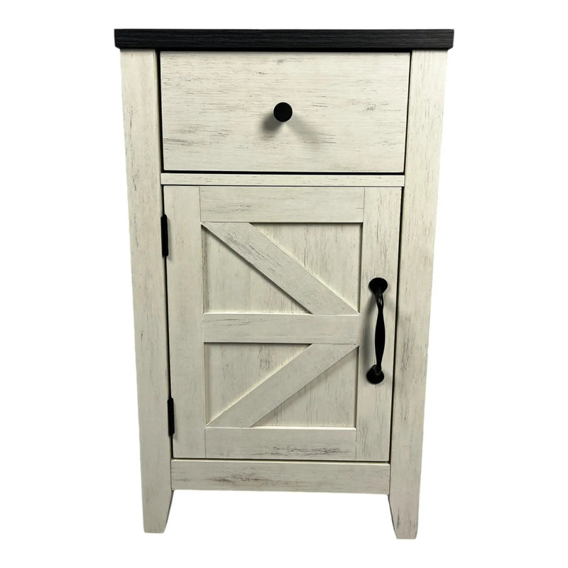 Farmhouse End Table with Charging Station by HouseOfZazla