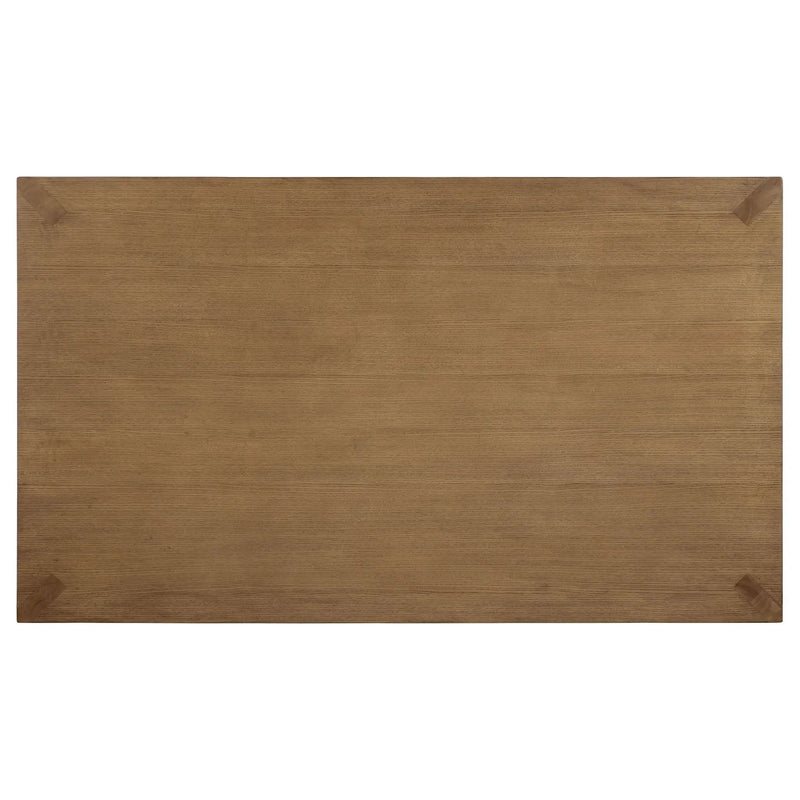 Bruner 72-inch Rectangular Wood Dining Table Natural Brown by Unique Piece Furniture