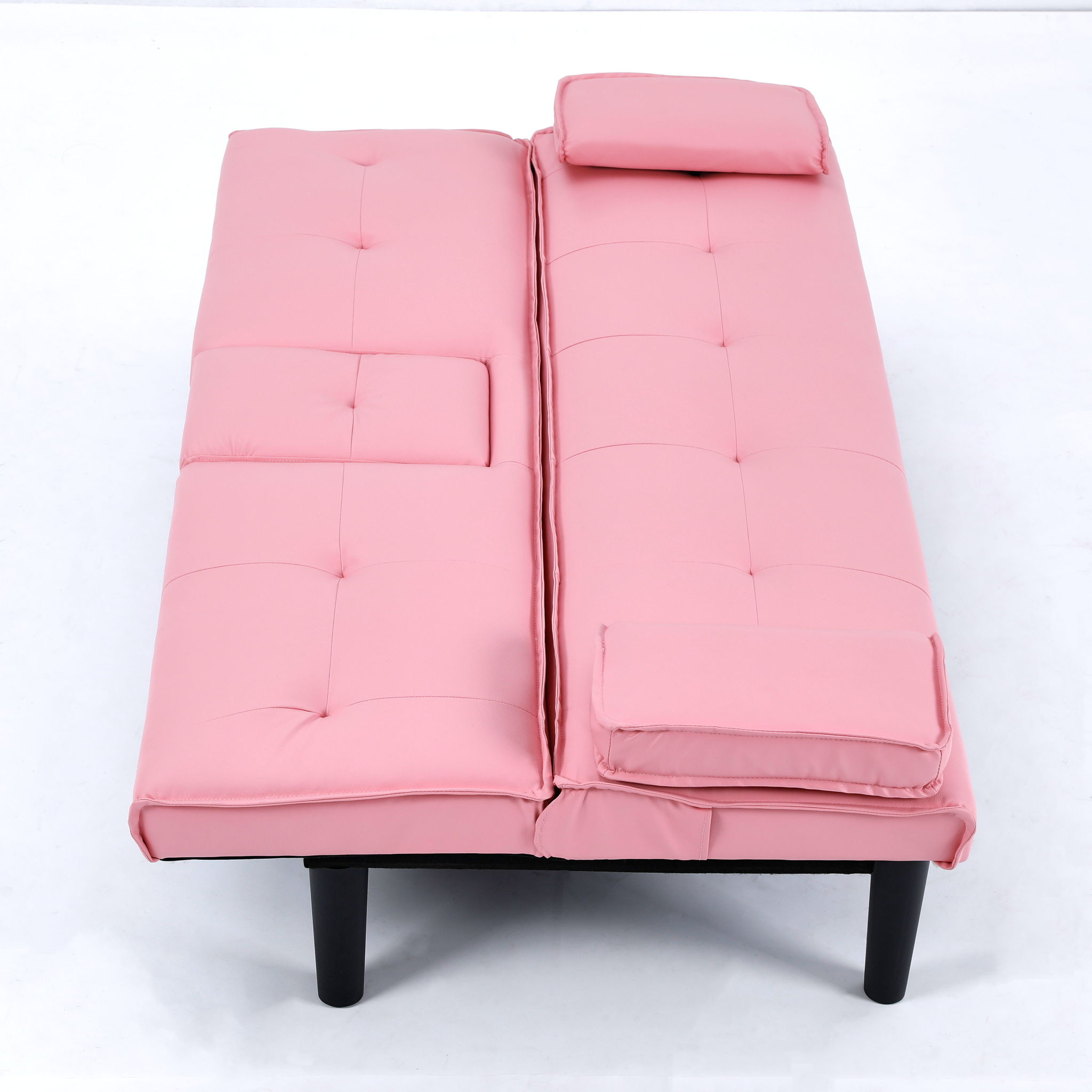 Sofa Bed With Foldable Design And Cup Holder by HouseOfZazla