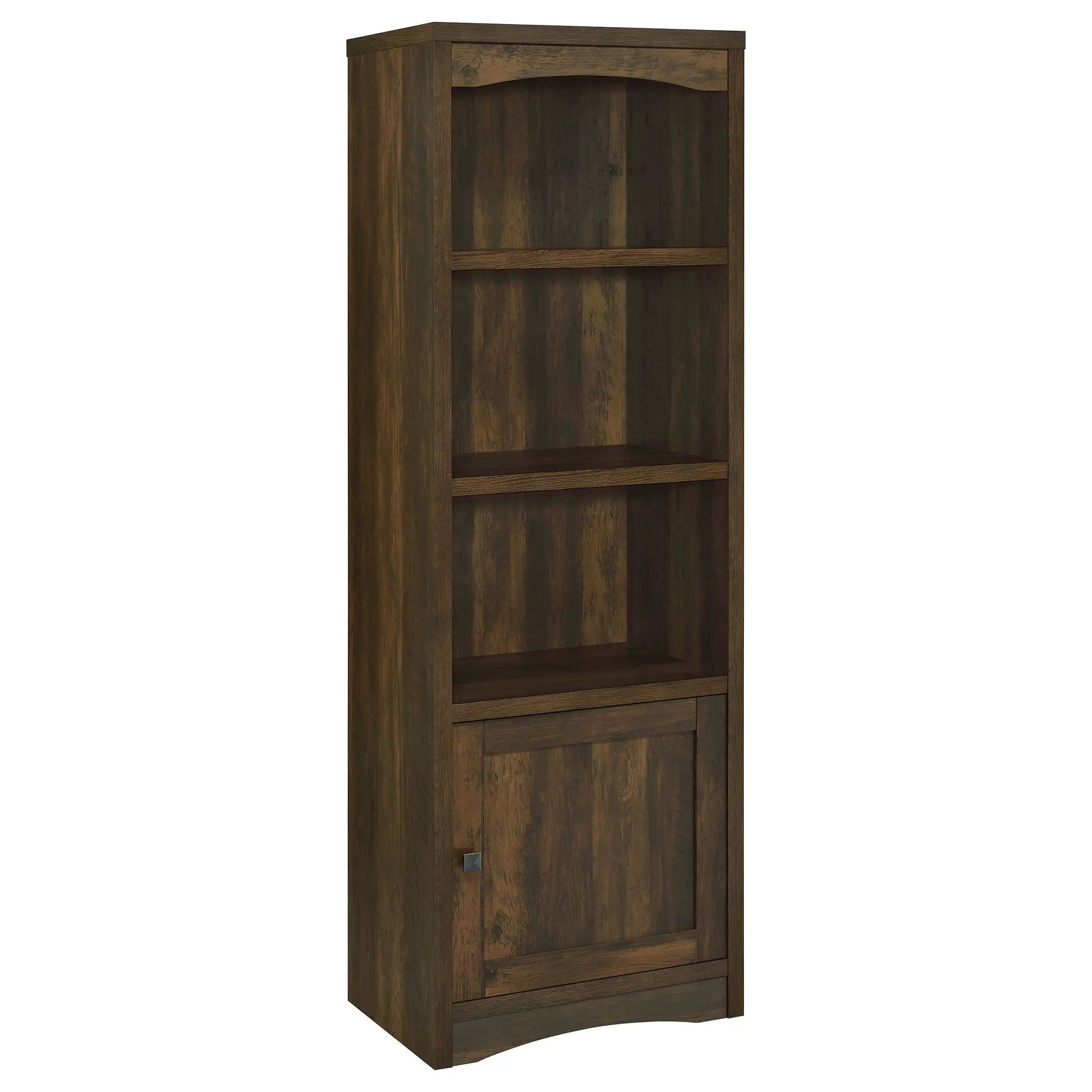 Laughlin 4-shelf Engineered Wood Media Tower Dark Pine by Unique Piece Furniture