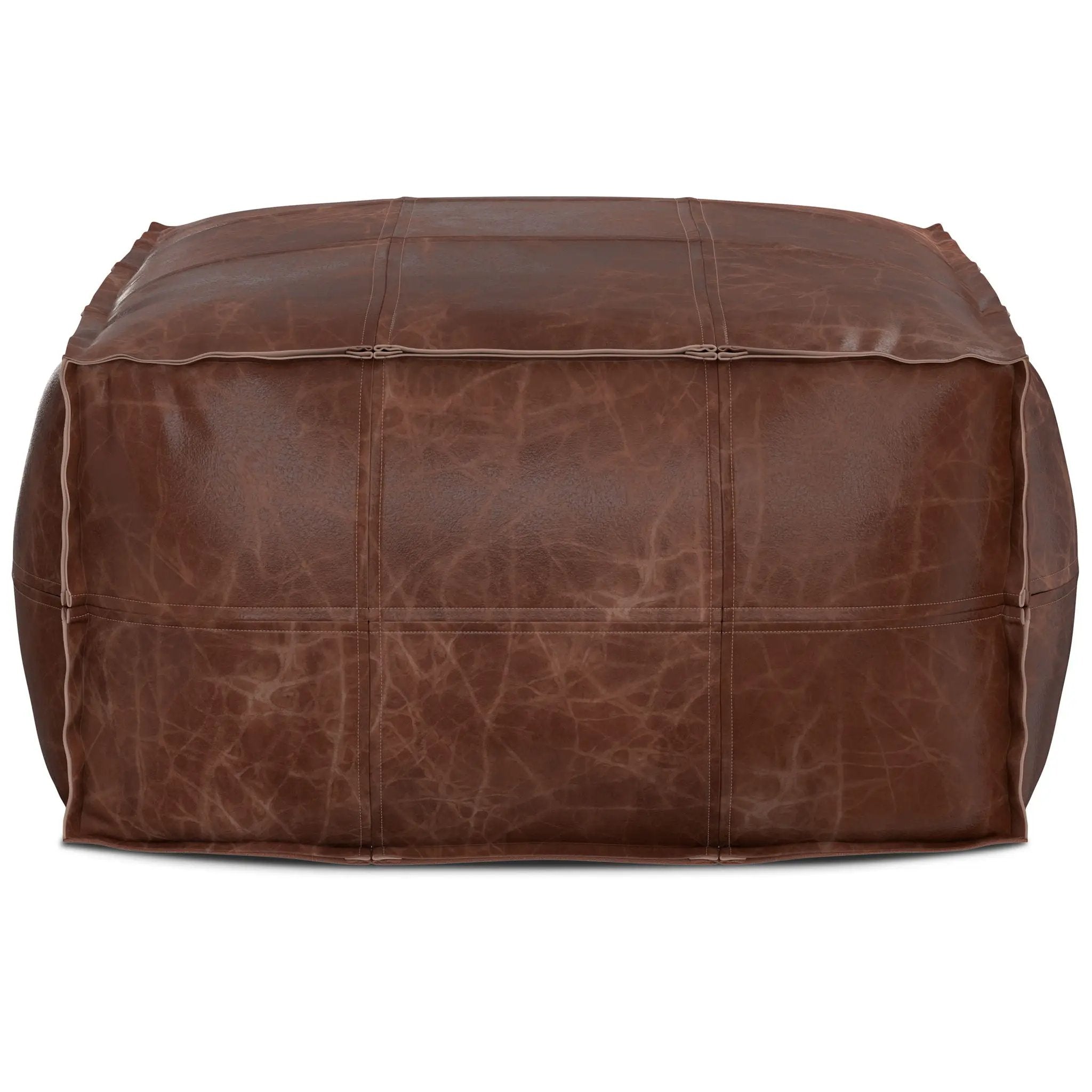 Sheffield - Handcrafted Square Pouf by HouseOfZazla