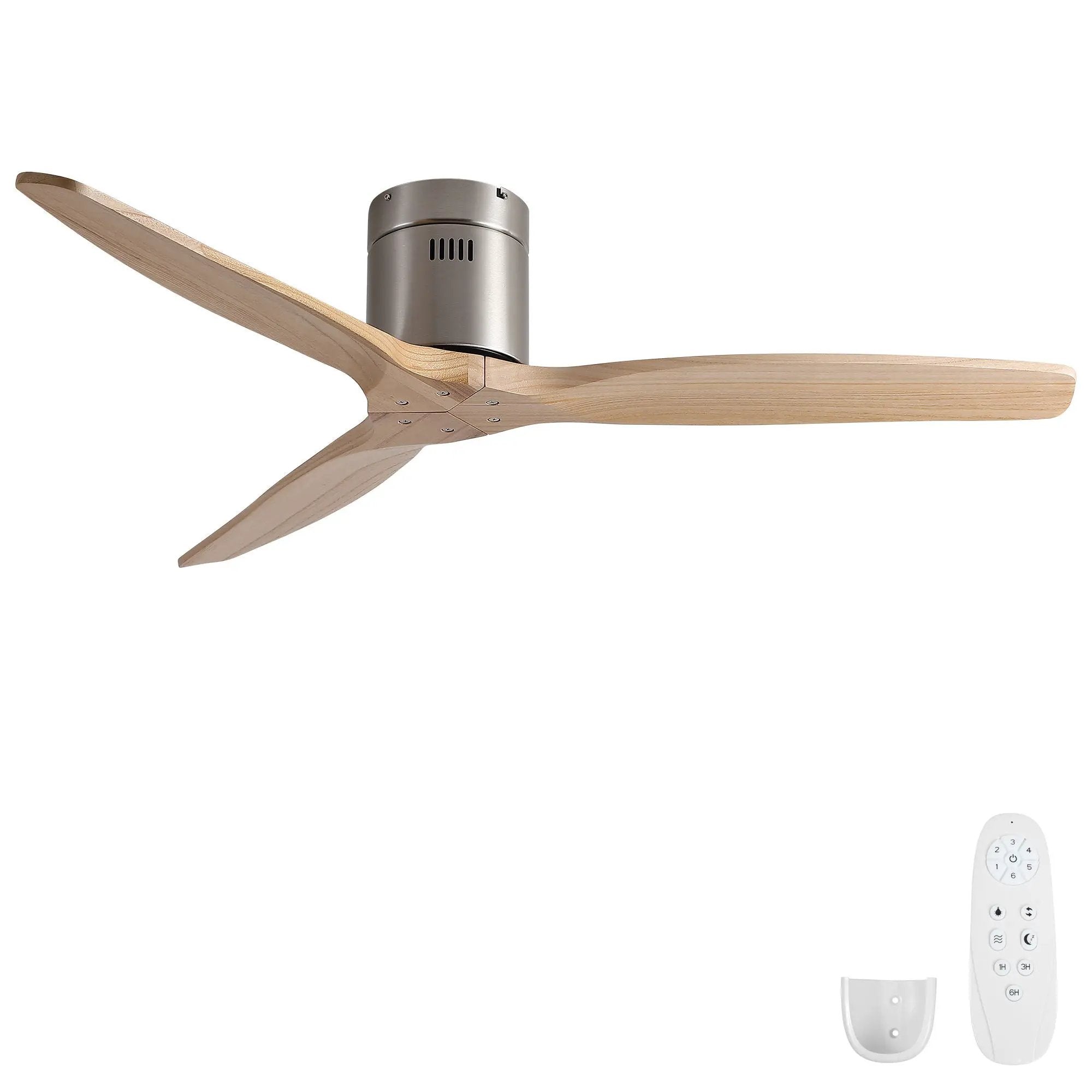 Low Profile Flush Mount Ceiling Fan Without Light by Unique Piece Furniture