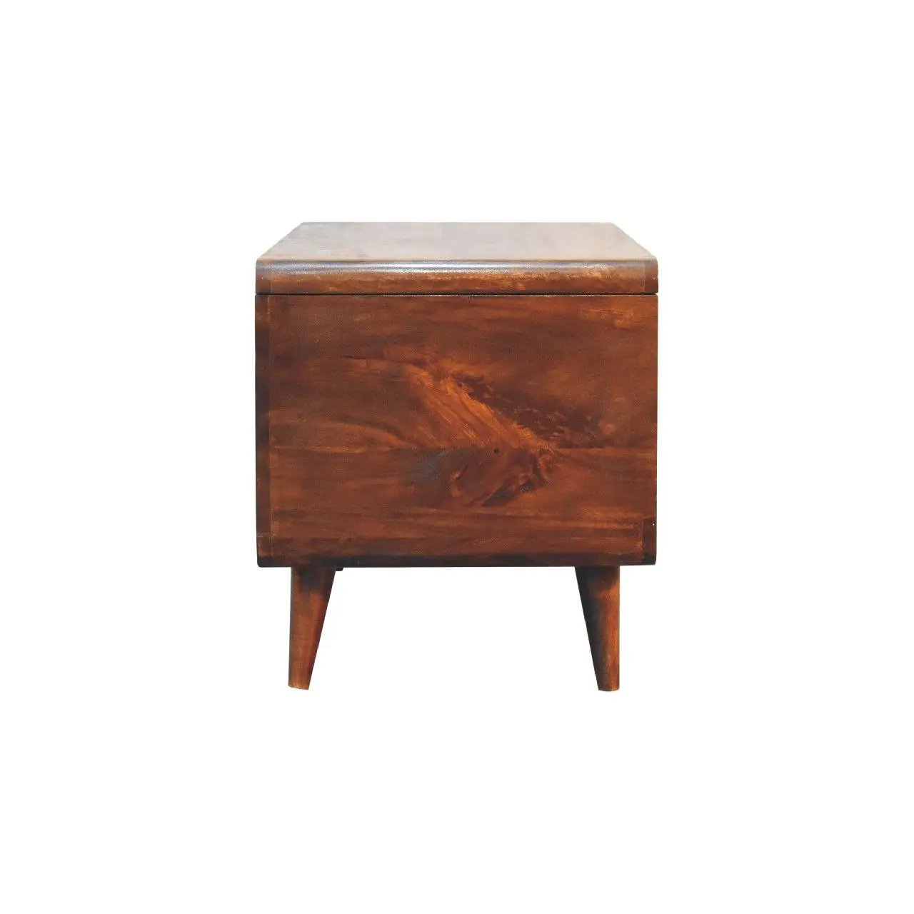 Curved Blanket Box - Chestnut by HouseOfZazla