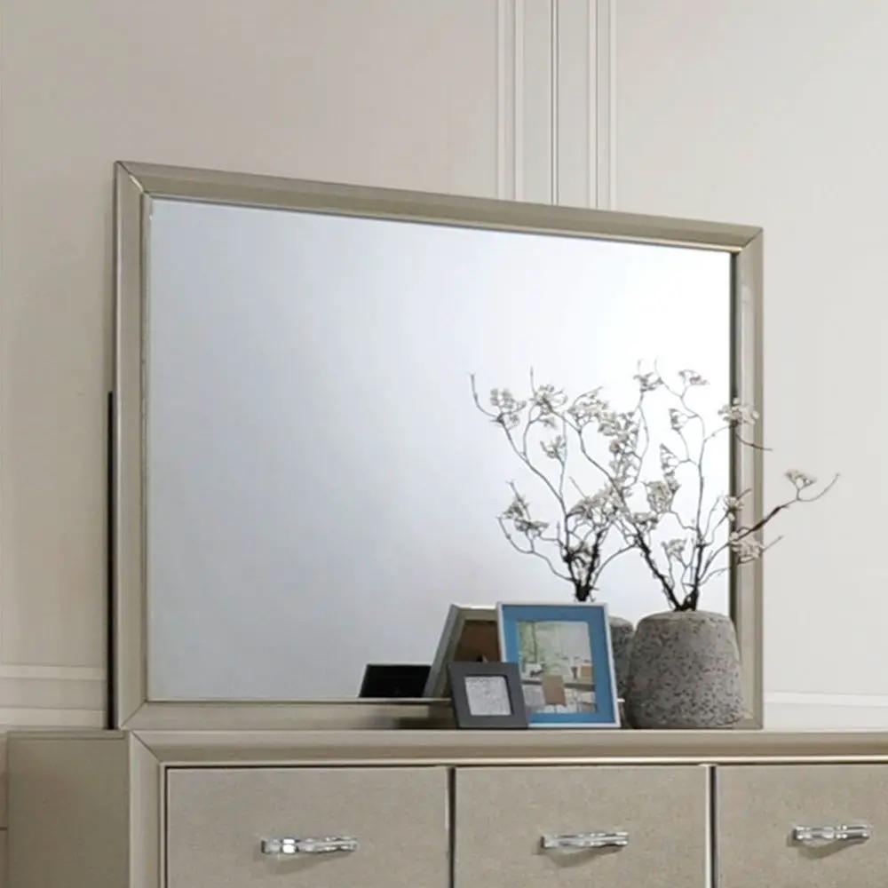 Carine - Mirror - Champagne by Unique Piece Furniture