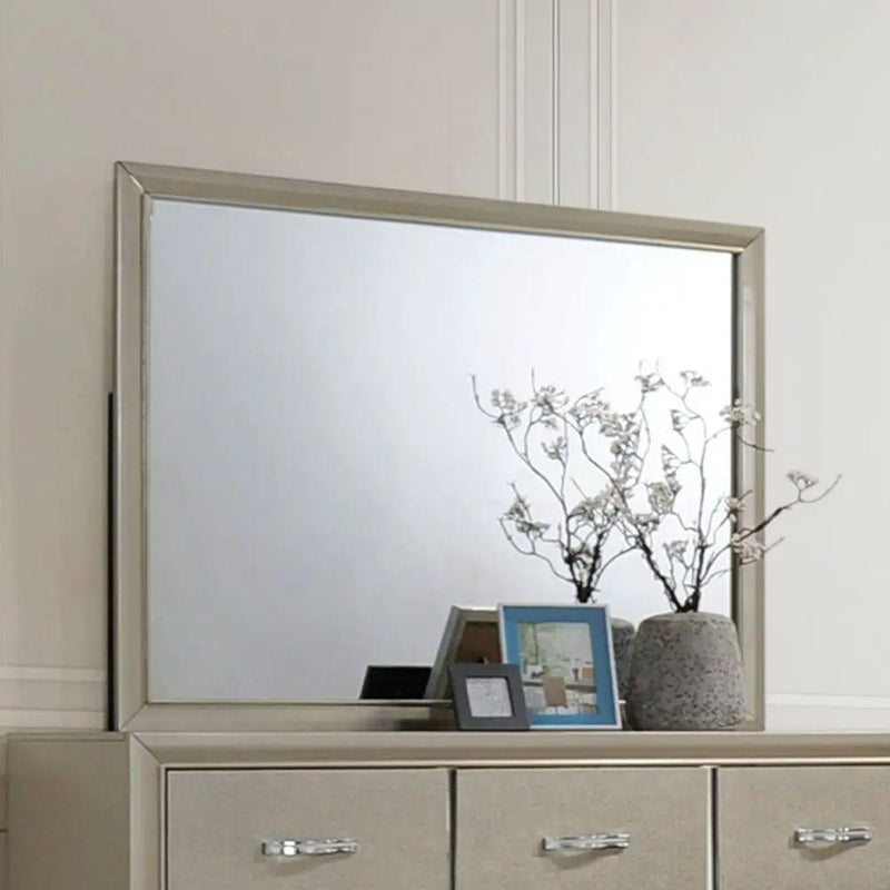 Carine - Mirror - Champagne by Unique Piece Furniture
