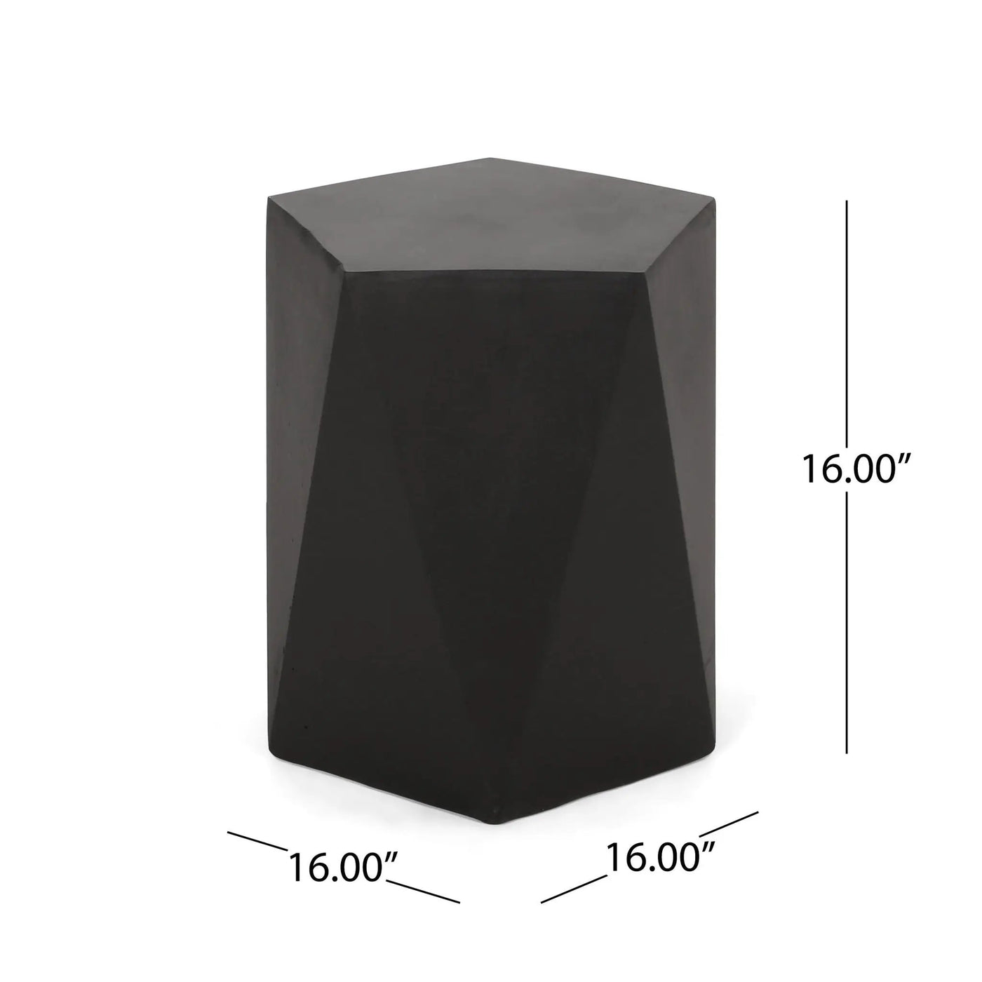 Side Table With Geometric Design by Unique Piece Furniture