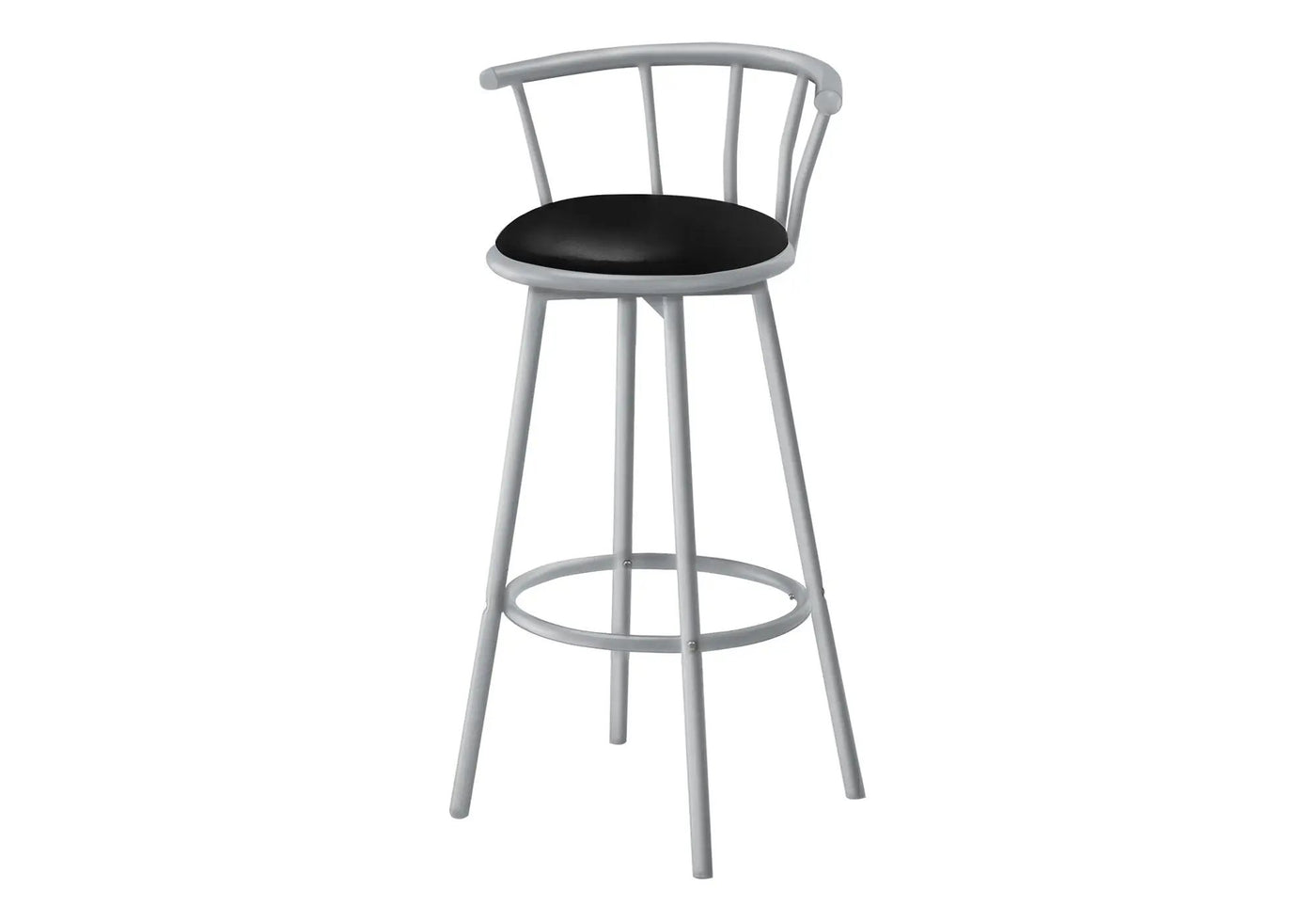 Swivel Stool Bar Height, Stylish Design Contemporary & Modern (Set of 2) by HouseOfZazla