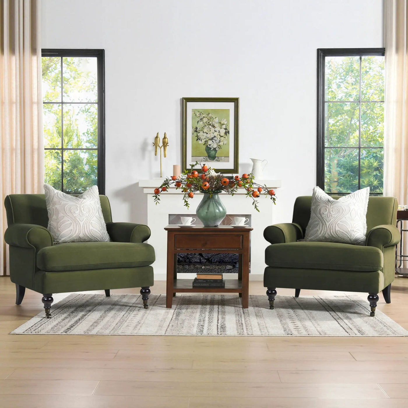 Alana Lawson - Accent Arm Chair Casters by Unique Piece Furniture