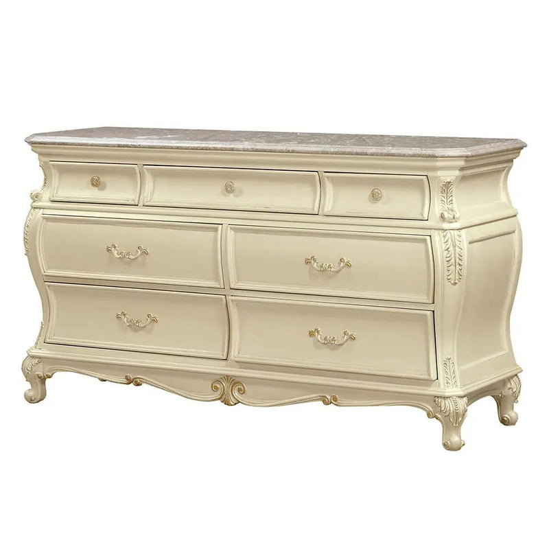Chantelle - Dresser - Pearl White Finish by Unique Piece Furniture