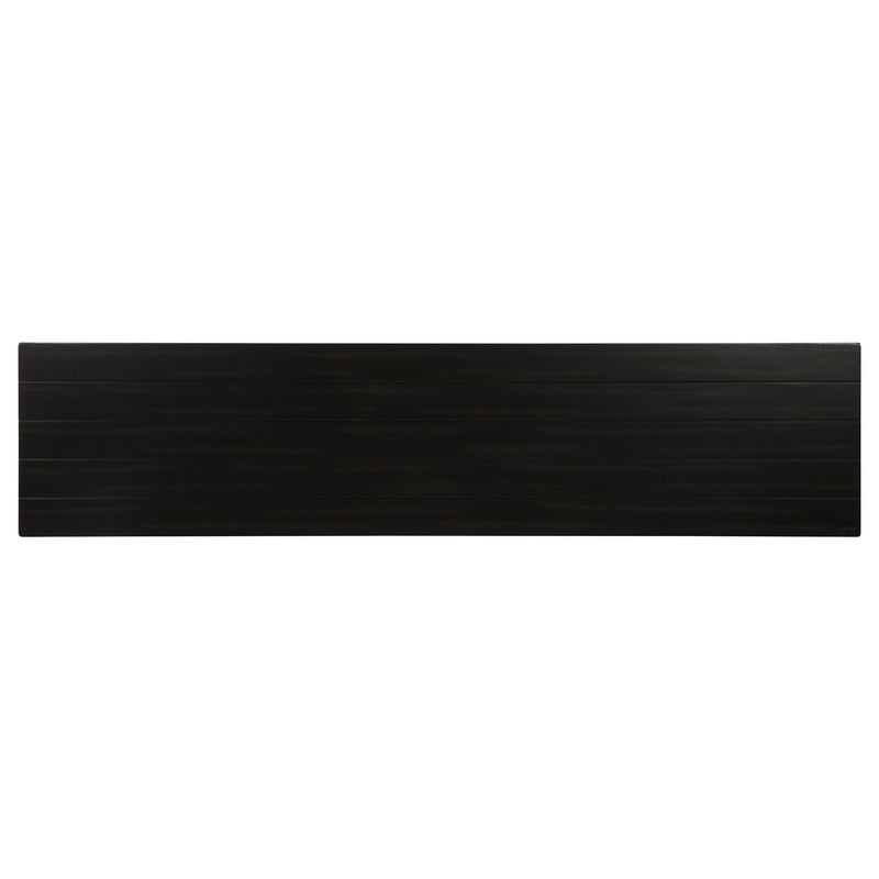 Sutter - 2 Door TV Stand With Mission Design - Dark Brown
