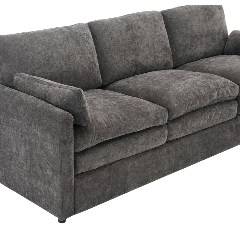 Cozy Upholstered Oversized 3-Seater Cloud Sofa by BLAKHOM