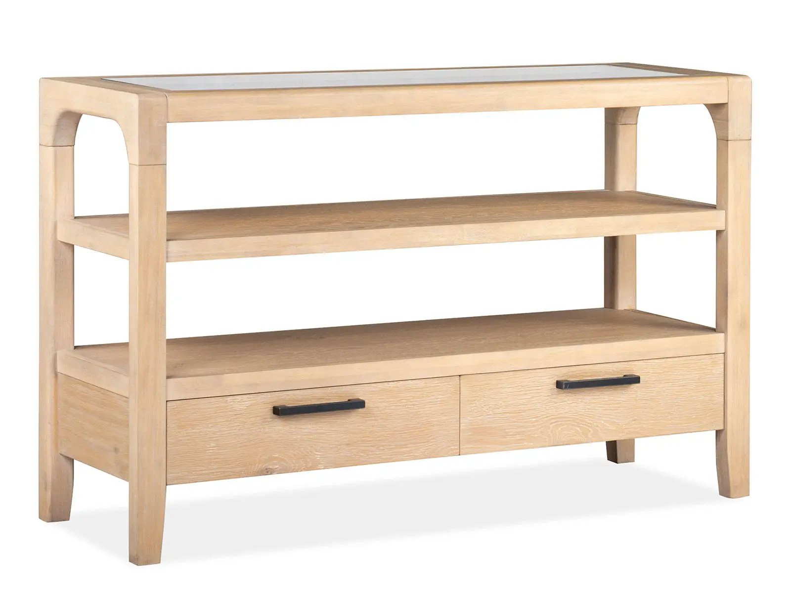 Somerset - Open Buffet - Butternut and Omari Natural by Unique Piece Furniture