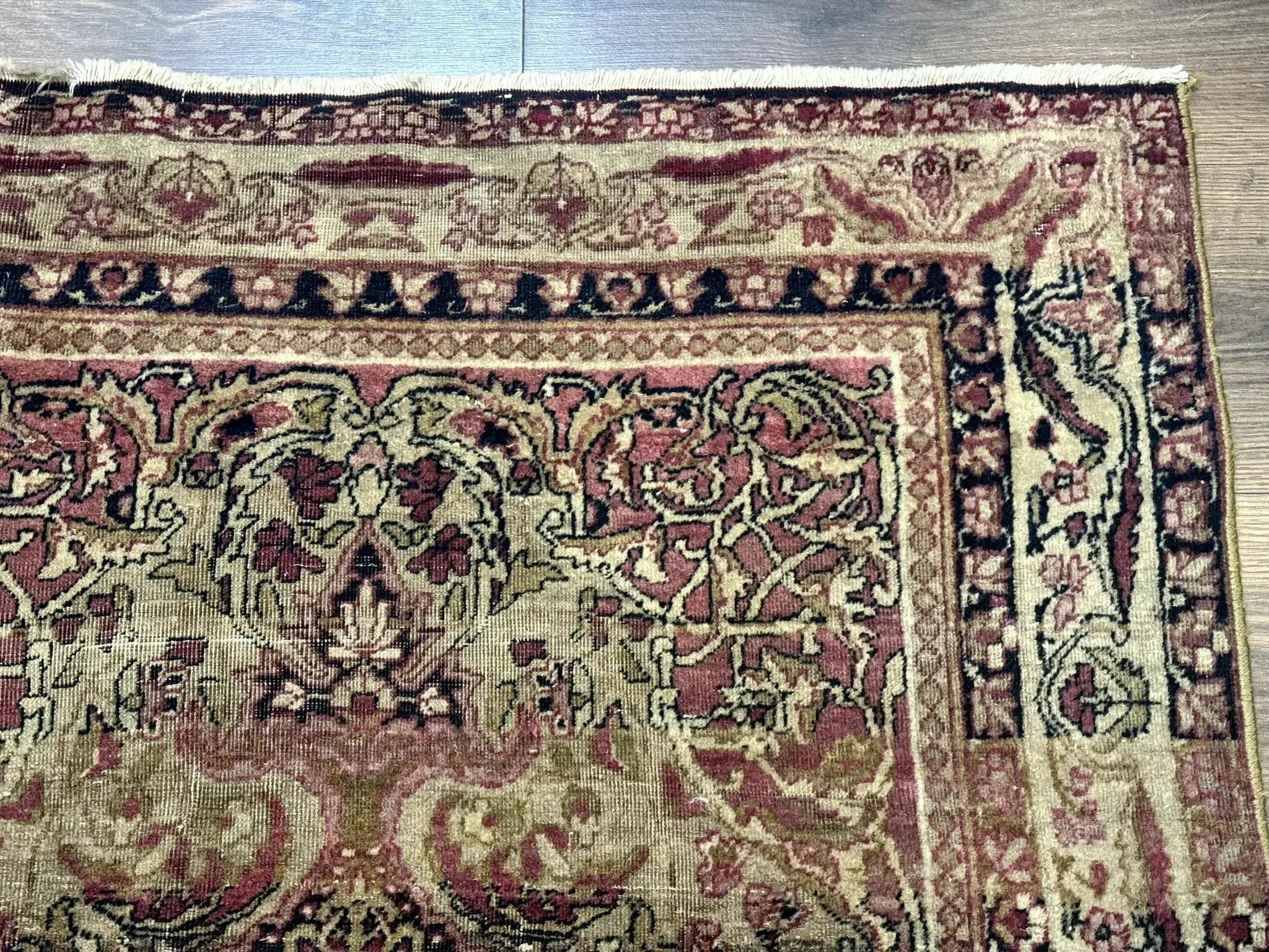 Antique Persian Lavar Rug 3x5, Persian Kerman Rug, Traditional Persian Carpet by Jewel Rugs
