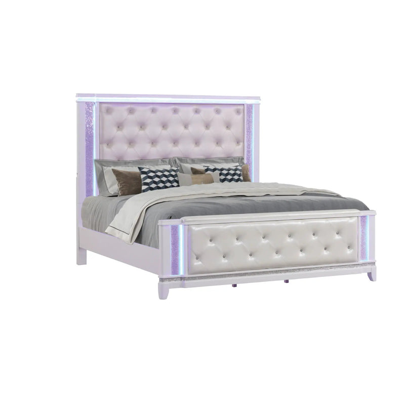 Opium - Bed With LED Lit Headboard by HouseOfZazla