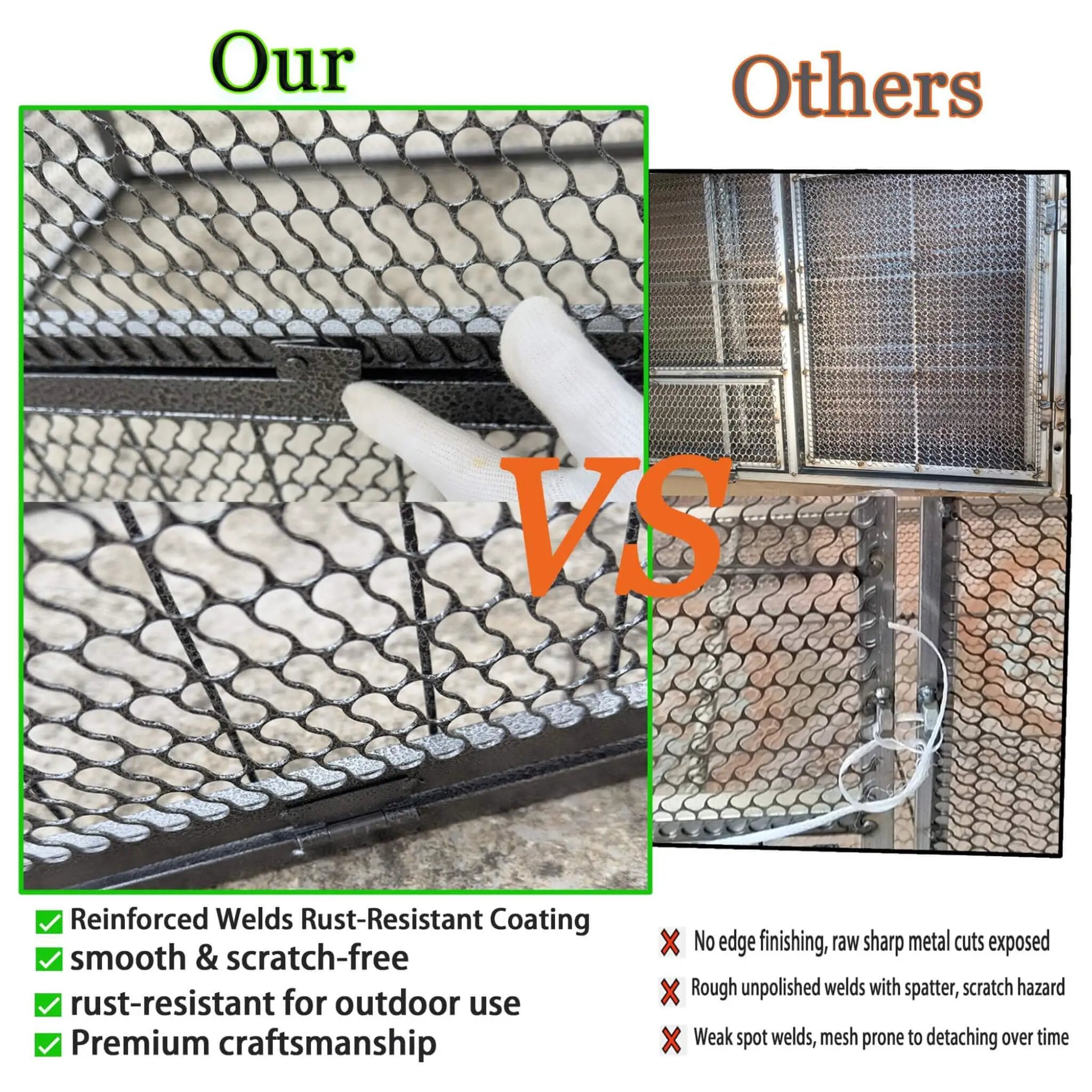 83-Inch Heavy-Duty Outdoor Metal Chicken Coop (SAK24679) by SAKSBY WHOLESALE