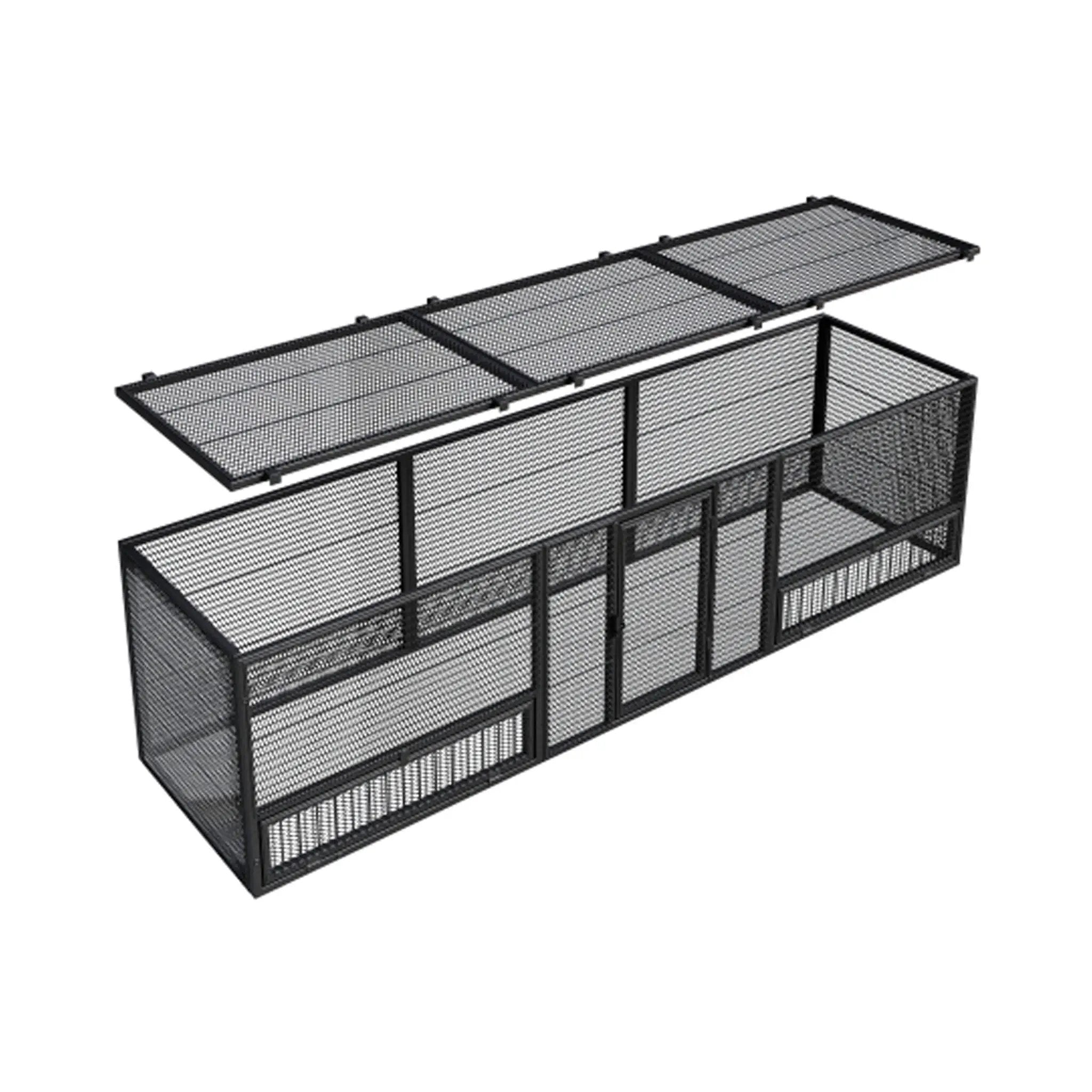 83-Inch Heavy-Duty Outdoor Metal Chicken Coop (SAK24679) by SAKSBY WHOLESALE